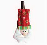 Big Face Santa Wine Bottle Coat