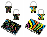 Colorful key holder card case