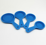 Set of Four Silicone Measuring Cups